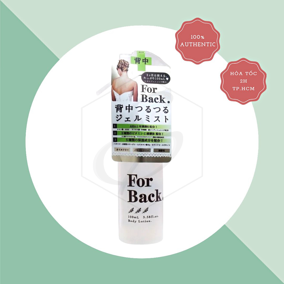 Xịt trị mụn lưng For Back Pelican Medicated Body Lotion- 100ml